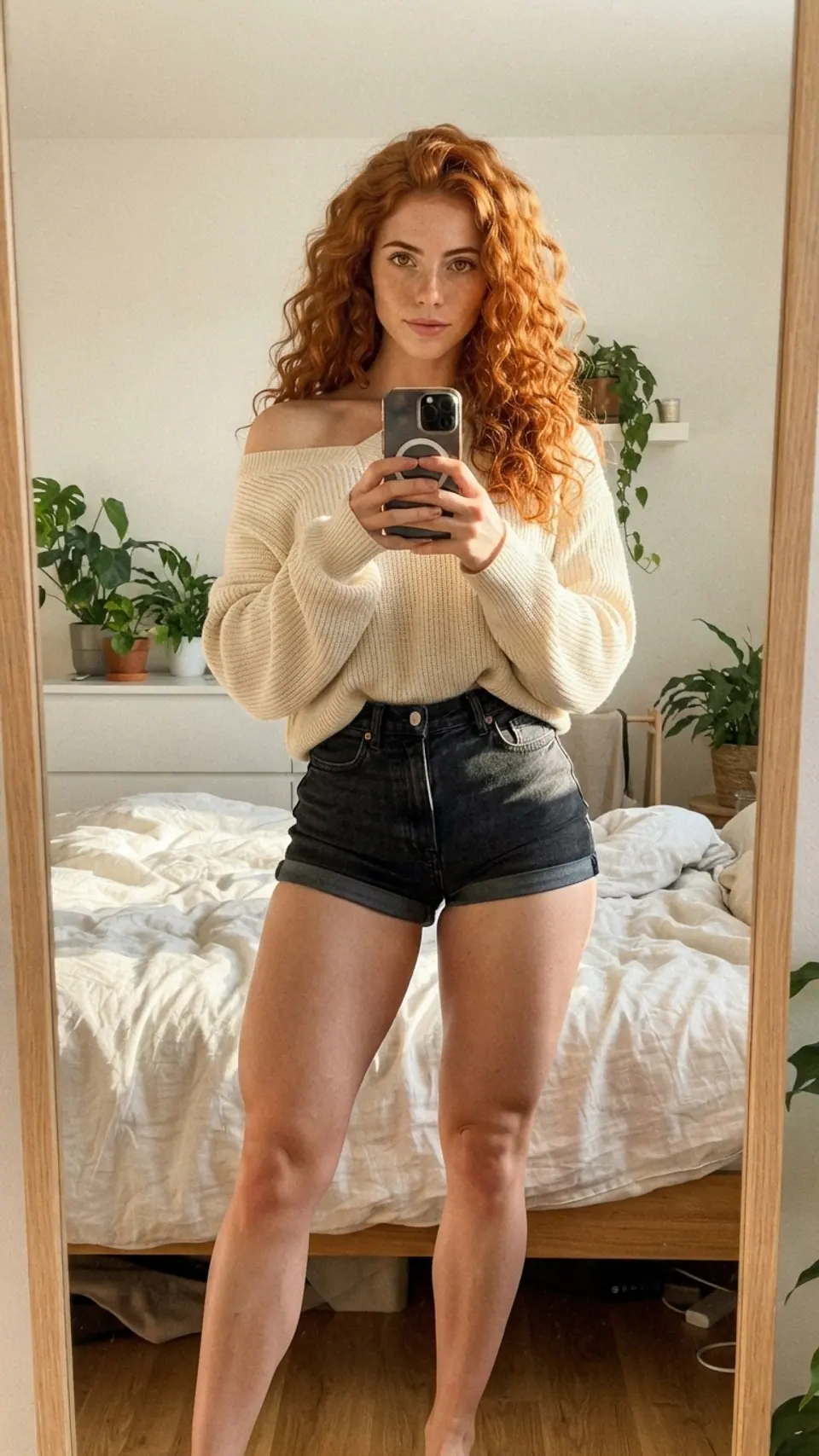 Raven: Mirror selfie