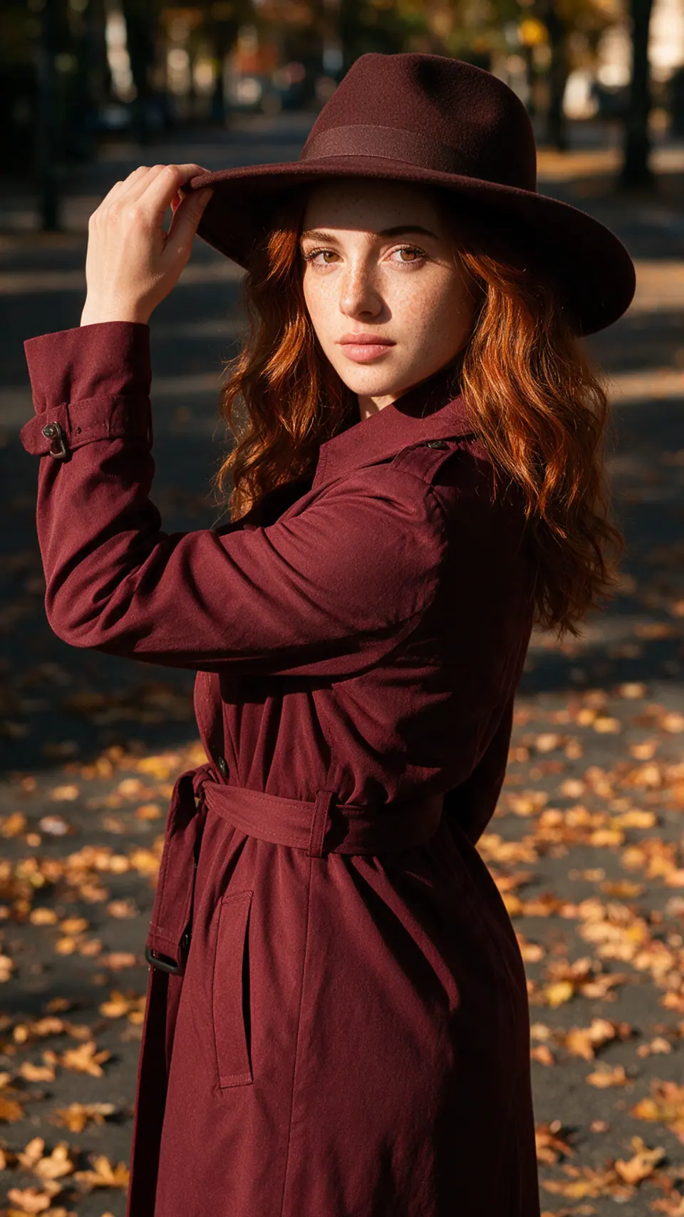 Raven: Autumn street